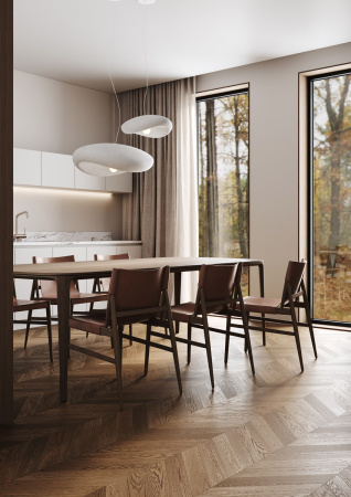 Кварцевый паркет Quartz Parquet Французская ёлка 99-410 Дуб Рустикальный